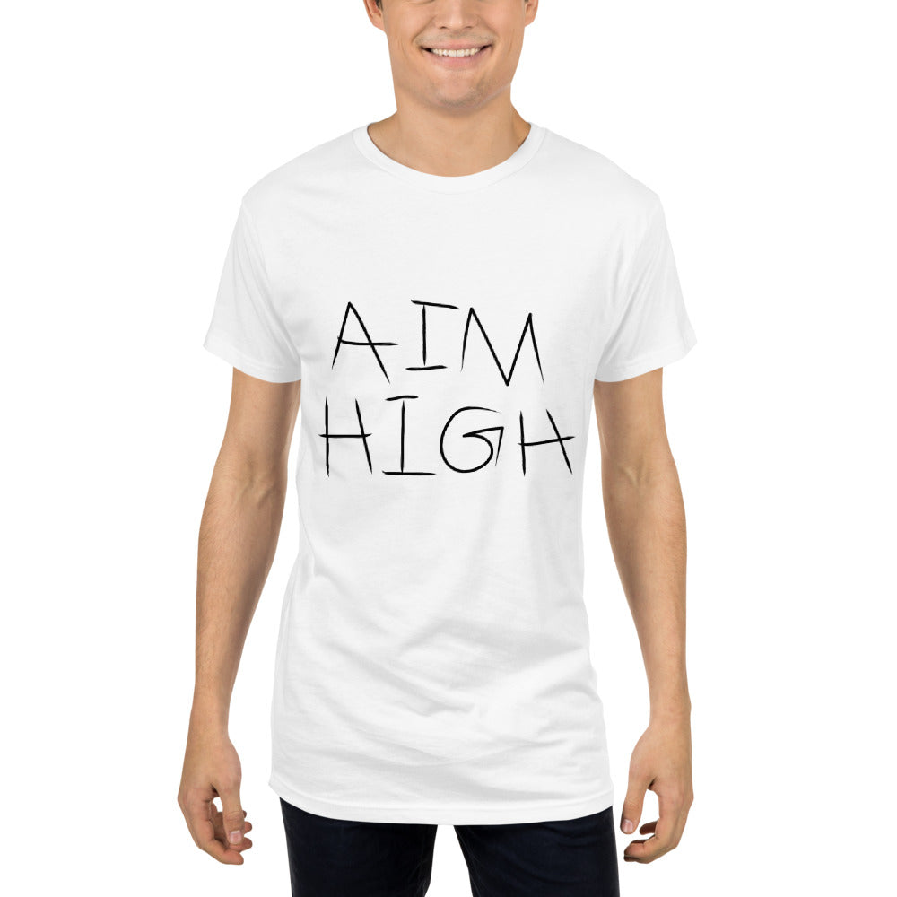 Aim High Long Body Urban Tee - Sila's apparel