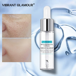 VIBRANT GLAMOUR Hyaluronic Acid Face Serum Anti-Aging Shrink Pore Whitening Moisturizing Essence Face Cream Dry Skin Care 15ml